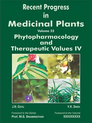 cover image of Recent Progress In Medicinal Plants (Phytopharmacology and Therapeutic Values IV)